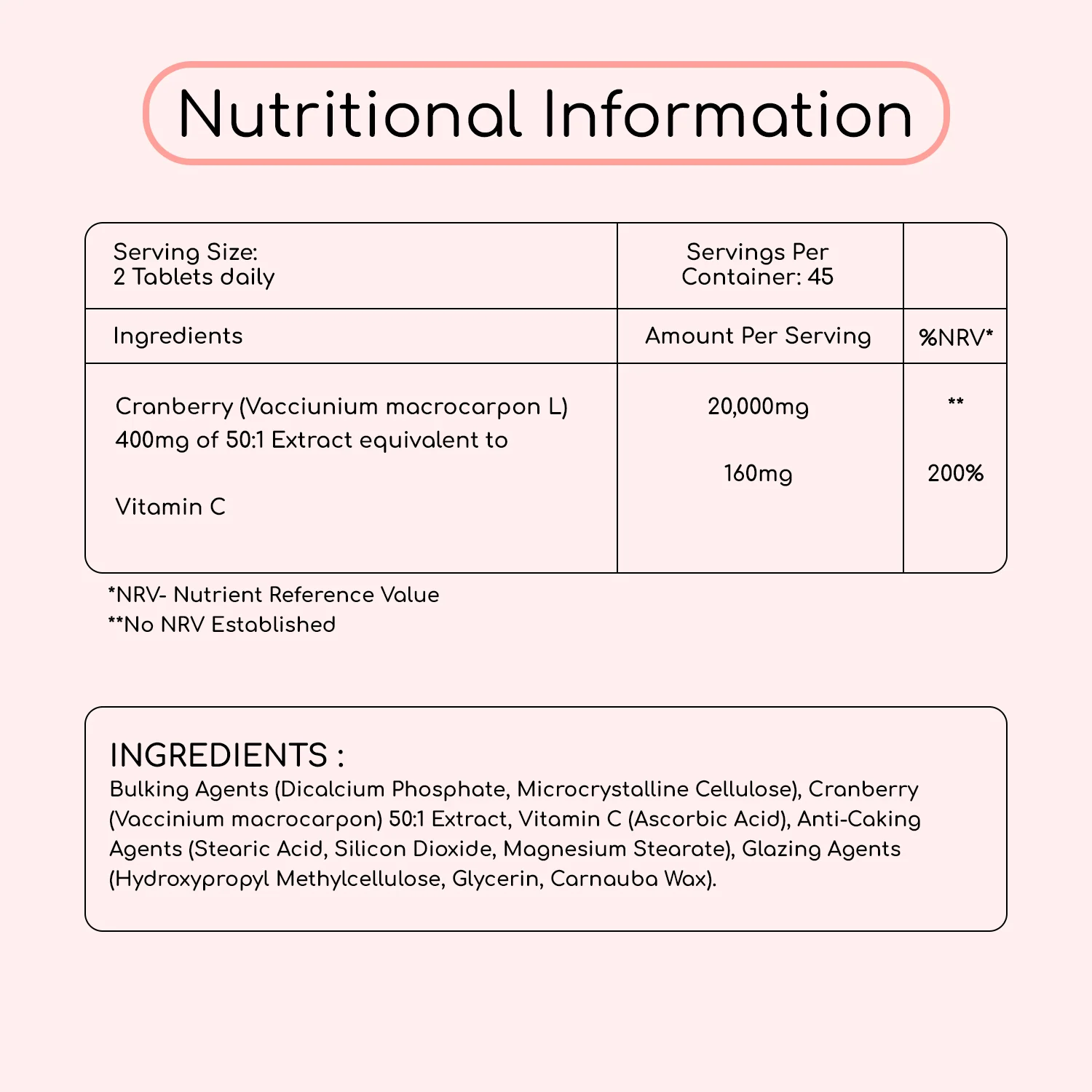 Cranberry Tablets - Image 3