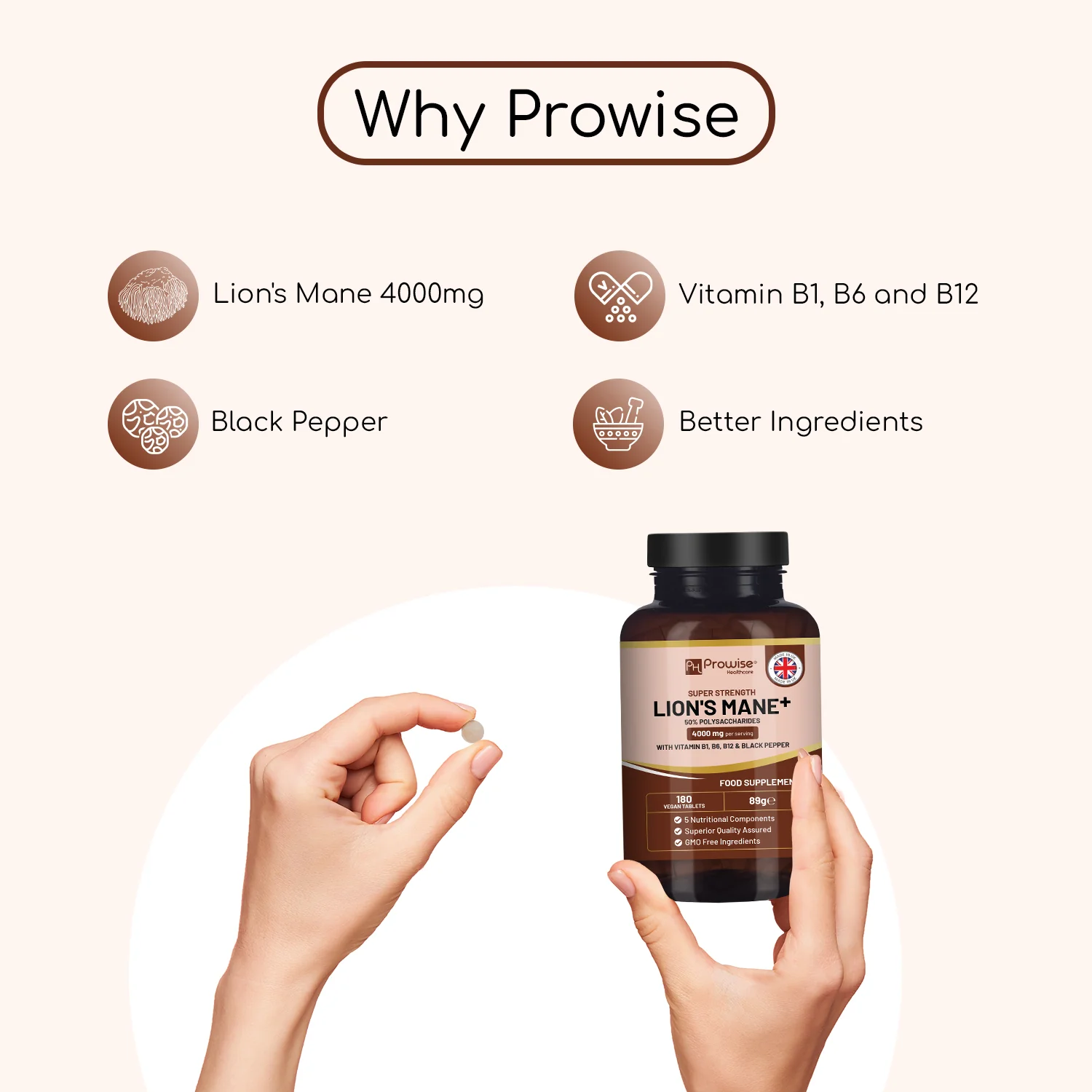 Lion's Mane Mushroom High Strength Supplement - Image 4