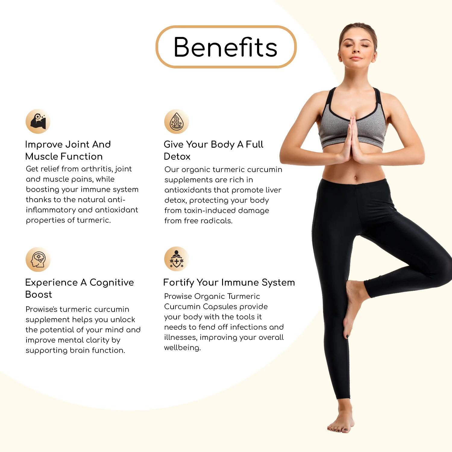 Turmeric with Ginger and Black Pepper 2280mg 180 Capsules - Image 2