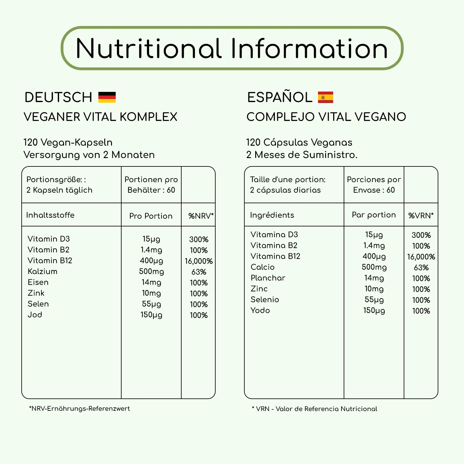Vegan Multivitamin 120 Vegan Capsules - Image 6