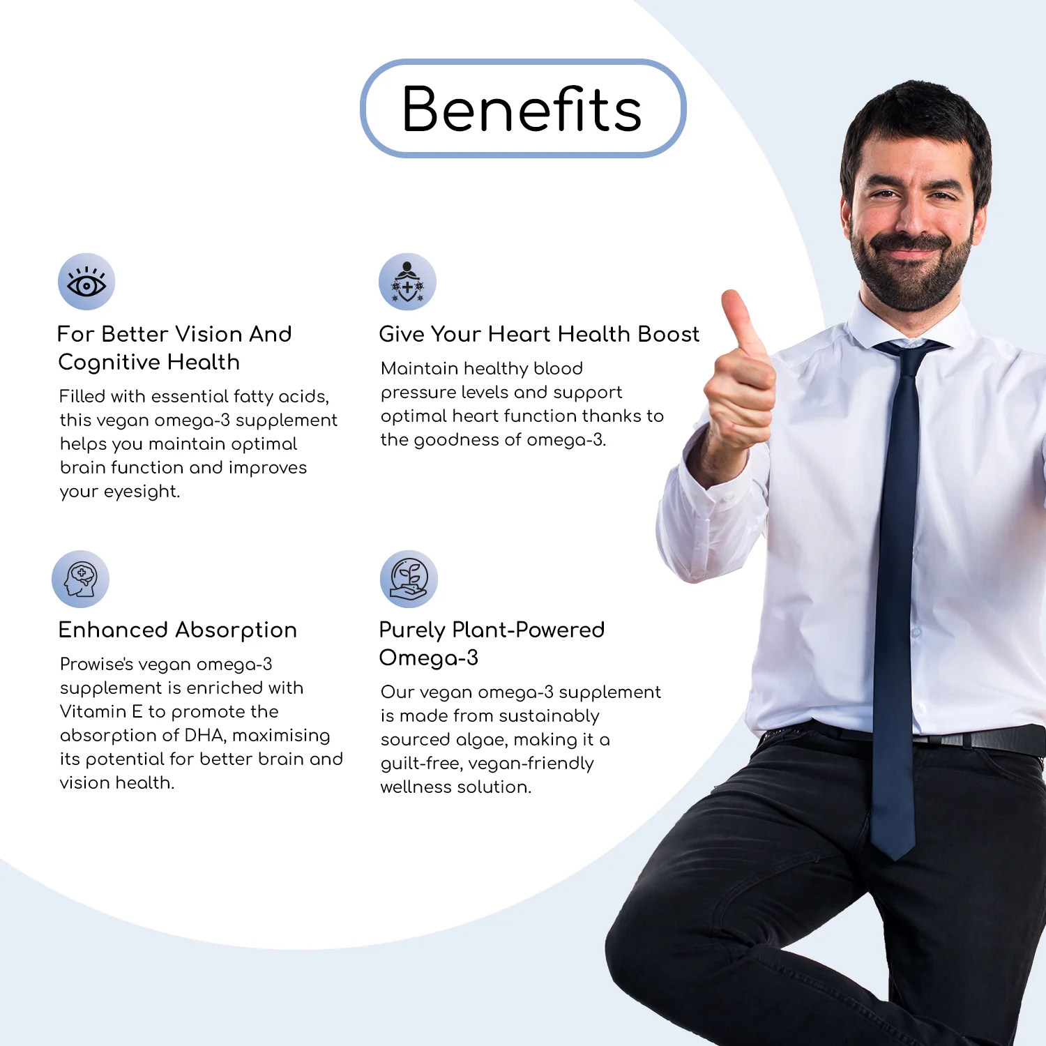 Vegan Omega 3 Supplement With Algae Oil - Image 2